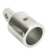6101C – WHITECAP IND Boat Bimini Top Cap Fitting, 7/8 Inch Diameter Tube With 1/4 Inch Pin Silver Stainless Steel Wit...